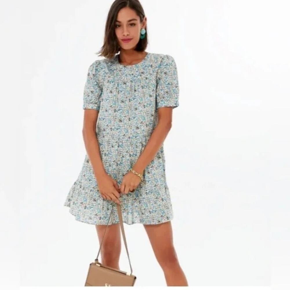 Tuckernuck Mint Green Floral Mini Dress - Picture 2 of 7